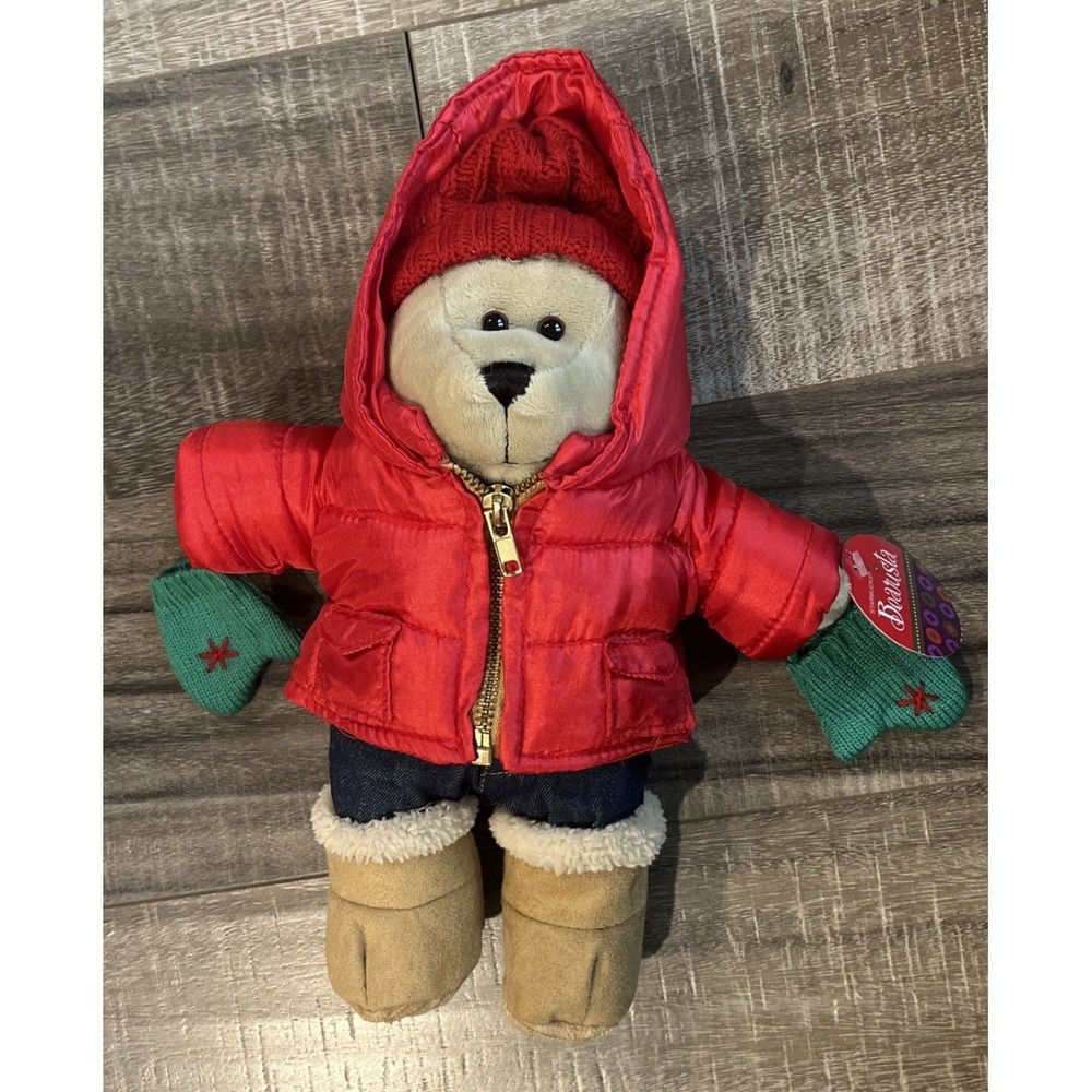 Vintage Starbucks Bearista Bear 51st Edition 2006 Winter Holiday Plush W/ Tags